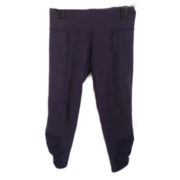 lululemon athletica Pants - Lululemon dark purple capris size 4